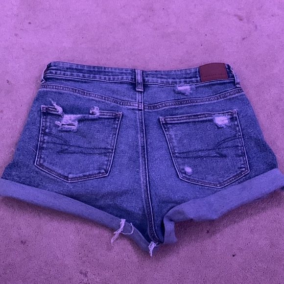 denim american eagle shorts size 6 - Picture 2 of 2